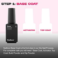 Nailboo Dip Powder Essential Liquid Base Coat For Nail Dip Powder Diy At Home Manicure No Uv Lamp Needed For Beginners Pro