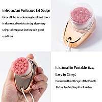 Beomeen Face Brush 2 In 1 Facial Cleansing Exfoliating Brush With Ultra Fine Soft Bristles For Pore Deep Cleansing Silicone Dou