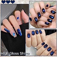 Ahamiou Crystal Cat Eye Gel Polish Kits Magnetic Nail Polish Set Holographic Cats Eyes Gel Nail Polish Shiny Diamond Glitter Gel