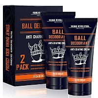 Viking Revolution Balls Deodorant For Men With Aloe Vera And Purslane Groin Deodorant For Men Talc Free Quick Drying Ball Cr