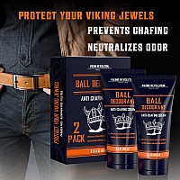 Viking Revolution Balls Deodorant For Men With Aloe Vera And Purslane Groin Deodorant For Men Talc Free Quick Drying Ball Cr