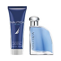 Nautica Blue Gift Set for Men - Eau De Toilette & Wash