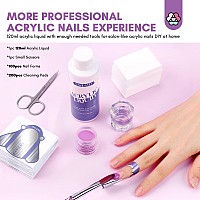 Saviland Acrylic Nail Kit 61 In 1 Nail Kit Set Full Acrylic Powder Set With Everything Nail Supplies Acrylic Nail Liquid Nails