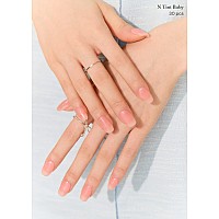 Ohora Semi Cured Gel Nail Strips N Tint Baby Pink Tint Works With Any Uvled Nail Lamps Salonquality Long Lasting Easy