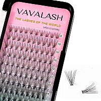 Vavalash Individual Cluster Lashes 120 Pcs Diy Eyelash Extension Light And Soft Faux Mink Slik Lash Clusters Easy Full Lash Exte