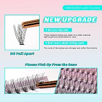 Vavalash Individual Cluster Lashes 120 Pcs Diy Eyelash Extension Light And Soft Faux Mink Slik Lash Clusters Easy Full Lash Exte