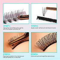 Vavalash Individual Cluster Lashes 120 Pcs Diy Eyelash Extension Light And Soft Faux Mink Slik Lash Clusters Easy Full Lash Exte