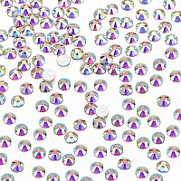 2880Pcs Ss10 28Mm Crystals Ab Nail Flatback Rhinestones Bulk Nail Art Round K9 Glass Gems Beads Stones Diamonds Glitter Nail Ch