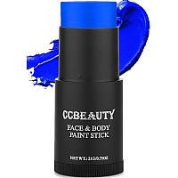 Ccbeauty Halloween Neon Uv Blue Face Body Paint Stick Oil Royal Eye Black Face Painting Kit Glow In The Black Lights Makeup Cr