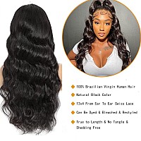 Caijuxing Lace Front Wigs Human Hai 13X4 Body Wave Lace Front Wigs For Black Women 180 Density Body Wave Bob Wigs Human Hair Pr