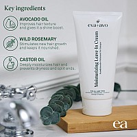 Eva Avo Leave In Conditioner Cream 6 Fl Oz Hydrating Hair Treatment With Avocado And Rosemary For All Hair Types Paraben