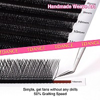 Tdance Yy Lash Extensions D Curl 007Mm Thickness Volume Extension 4D Fans 11Mm Yy Lashes Long Lasting Easy Application Lashes P