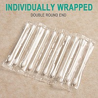 500 Pack Cotton Swabs Individually Wrapped Cotton Swab Individually Wrapped Double Tipped Paper Sticks For Ear Makeupdouble