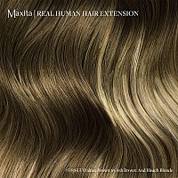 Maxita Human Hair Extensions Clip In Balayage Walnut Brown To Ash Brown And Bleach Blonde 7Pcs 150G 22 Inch Seamless Clip In H