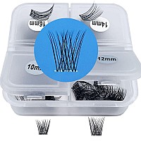 Clear Band Lashes Clusters Diy Eyelash Extension Ninglash C Curl Bw03 Lashes 96 Pcs Individual Lash Extensions Soft Natural Li