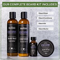 Live Bearded Complete Beard Grooming Kit Made In The Usa With Allnatural Ingredients Beard Wash Conditioner Beard Butter