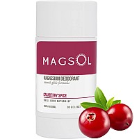 Aluminum Free Deodorant For Women Magsol Organic Deodorant For Women Men Cranberry Spice