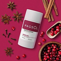 Aluminum Free Deodorant For Women Magsol Organic Deodorant For Women Men Cranberry Spice