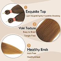 Ombre Prestretched Braiding Hair Silky Braid Hair Extensions Itch Free Crochet Twist Hair Braids Yaki Texture Original Braidi