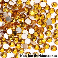 Novani Rhinestones 3000Pcs Flatback Crystal Round Loose Gemstones Glass Rhinestones For Crafts Makeup Nail Art Clothes Shoes Diy