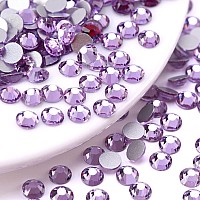 Novani Rhinestones 3000Pcs Flatback Crystal Round Loose Gemstones Glass Rhinestones For Crafts Makeup Nail Art Clothes Shoes Diy