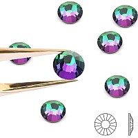 Novani Rhinestones 3000Pcs Flatback Crystal Round Loose Gemstones Glass Rhinestones For Crafts Makeup Nail Art Clothes Shoes Diy