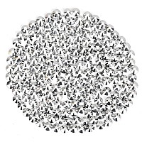 Novani Rhinestones 3000Pcs Flatback Crystal Round Loose Gemstones Glass Rhinestones For Crafts Makeup Nail Art Clothes Shoes Diy