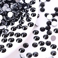 Novani Rhinestones 3000Pcs Flatback Crystal Round Loose Gemstones Glass Rhinestones For Crafts Makeup Nail Art Clothes Shoes Diy