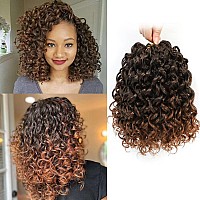 Gogo Curl Crochet Hair 8 Inch Short Curly Crochet Hair For Black Women Beach Curl Crochet Hair Water Wave Curly Crochet Braids