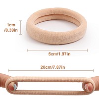 100 PCS Large Hair Ties, Ponytail Holders for Thick Heavy Hair, Stretchy Elastic Hair Ties for women, Men, Girls, Non-slip Hair Bands for Curly Hair, No Seamless Nylon Hair Ties, No Damage Hair Accessories, Tan