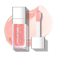 KYDA Hydrating Lip Glow Oil, Moisturizing Lip Oil Gloss Transparent Plumping, Lip Oil Tinted for Lip Care and Dry Lips, by Ownest Beauty-Pink