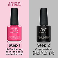 Cnd Vinylux Longwear Pink Nail Polish Gellike Shine Chip Resistant Color Happy Go Lucky 05 Fl Oz