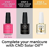 Cnd Vinylux Longwear Pink Nail Polish Gellike Shine Chip Resistant Color Happy Go Lucky 05 Fl Oz