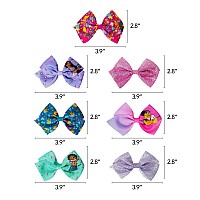 Disney Encanto Hair Bow Clips Bundle 4 Inch Alligator Clips With Different Images Ages 3