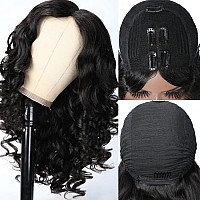 Beauty Forever Small Cap V Part Wig Body Wave Human Hair No Leave Out No Glue No Gel Upgraded U Part Wigs For Women10A Grade We