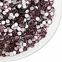 Beadsland 2880Pcs Flat Back Crystal Rhinestones Round Gems For Nail Art And Craft Glue Fixlight Purpless31214Mm