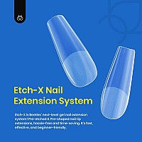 Beetles Gel Nail Tips 504Pcs Coffin Medium Easy Nail Extension Nails Pre Shaped Half Matte Nail Tips Press On Nail Gel Nail Tips