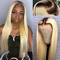 28 Inch Blonde Human Hair Lace Front Wigs For Black Women 13X4 Free Part Brazilian Human Hair Wigs Pre Plucked Hairline With Bab