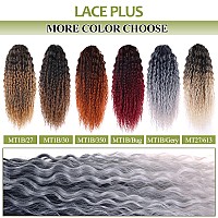 LACE PLUS Clip In Ponytail Extensions - For Black Women 18 Inch Drawstring Claw Kinky Curly Ponytail Hair Extension Curly Drawstring Ponytail Black Ombre Gray Clip In Natural Hair Curly Ponytail Extensions Synthetic