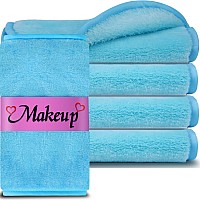 Makeup Remover Cloth 5 Pack Reusable Microfiber Makeup Remover Face Towel Removing All Makeup With Just Water Soft For All Ski