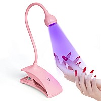 Aoraem Led Nail Lamp Portable Gooseneck Plug In Lamp Gel Light Nail Dryer Gel Polish Light Professional Nail Light For Gel Nail