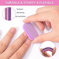 Diesisa Mini Nail Buffers 40Pc 100180 Grit Sponge Mini Nail Files Bulk For Acrylic Nails Buffer Block Nail File Mini Bulk Nai