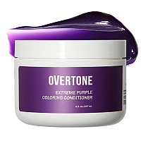 Overtone Haircare Color Depositing Conditioner 8 Oz Semi Permanent Hair Color With Shea Butter Coconut Oil Temporary Hair