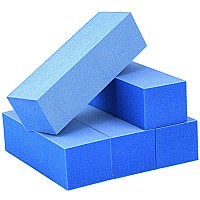 Maryton Nail Buffer Blocks Fine Grit 180240 Professional Salon Quality 3 Way Blue Buffing Blocks For Natural Nails Buff Nail