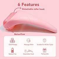 Huefull Ice Roller For Face Ice Face Roller Eye Puffiness Relief Skin Care Reduce Wrinkles Face Massager Roller Gifts For W