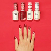 Dnd Gel Polish Set 1 Each Of Red Gel Polish And Red Nail Polish 429 Boston University Red 05 Fl Oz