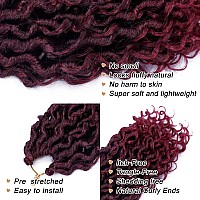 Liyate Goddess Locs Crochet Hair 12 Inch 6 Packs Faux Locs Crochet Hair For Black Women Pre Looped Soft River Locs Crochet Braid