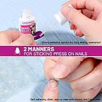 Fandamei Short Press On Nails 24 Packs 576Pcs Short Round Press On Nails Matte Acrylic Short Small Fake Nails Full Cover Matt