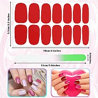 Maitys 336 Pieces 24 Sheets Full Wrap Nail Polish Strips Stickers Selfadhesive Gel Nail Strips Art Decals With Nail File For Wo