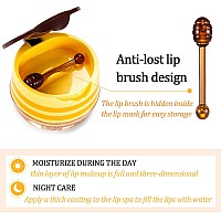 Honey Lip Balm Pot Honey Lip Mask Propolis Lip Mask Balm Moisturizing Hydrating Prevention Dry And Cracked Lip Scrubs Exfoliato